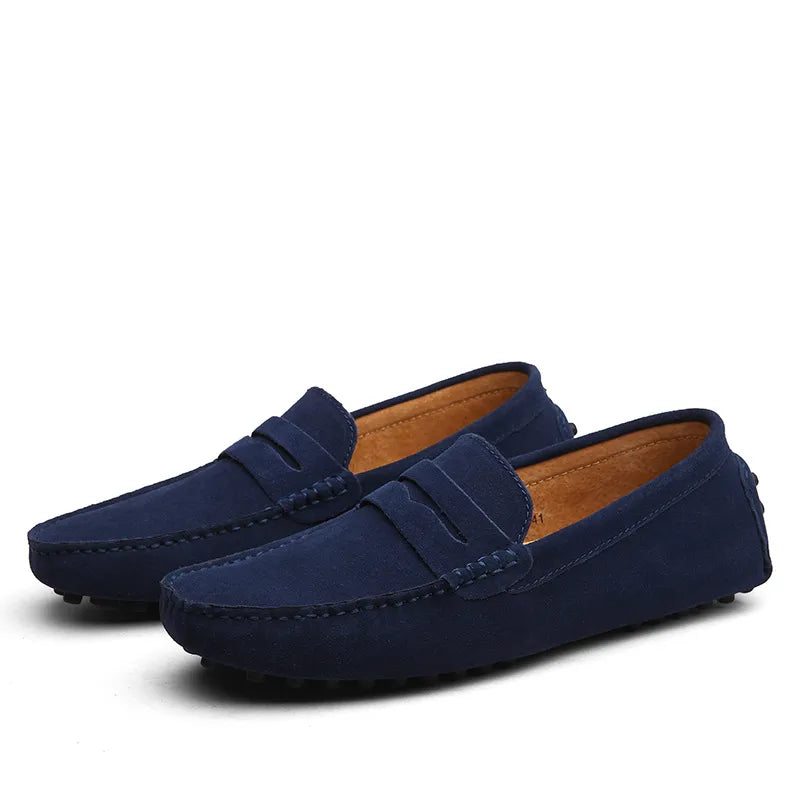 Men's Genuine Leather Peas Shoes