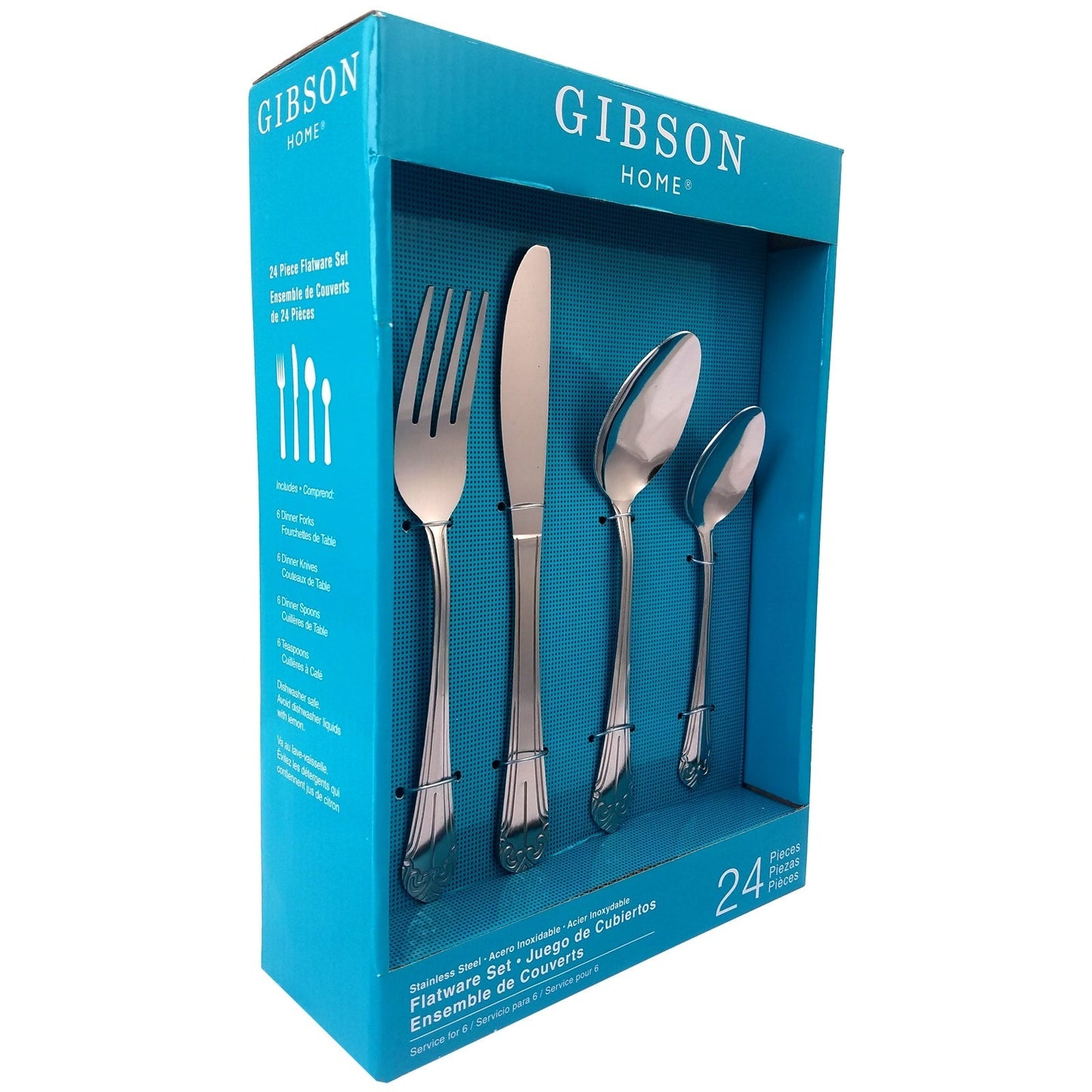 Gibson Home Mariano 24 Piece Flatware Set