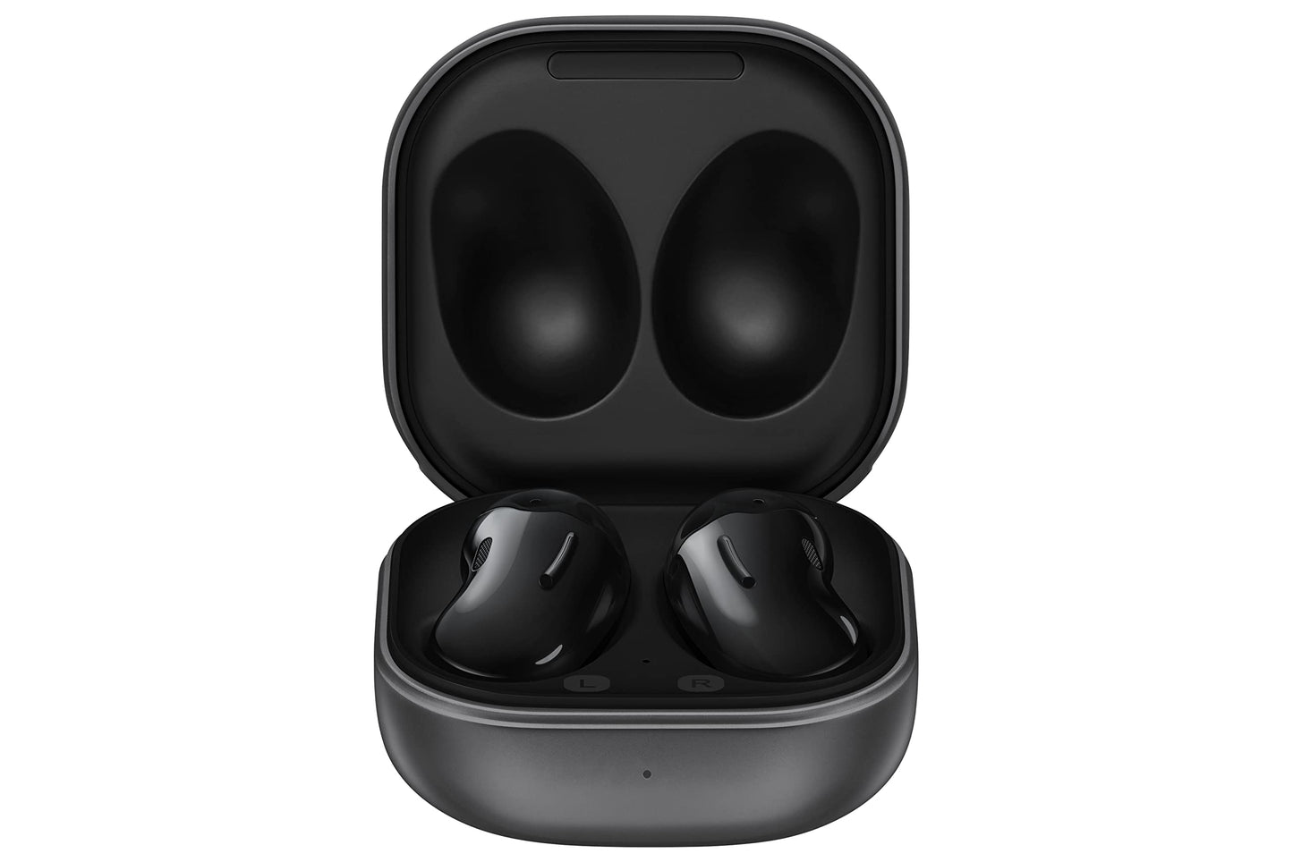 Samsung Galaxy Buds Live True Wireless Earbuds with Active Noise Cancelling Microphone Charging Case for Ear Buds US Version Onyx Black