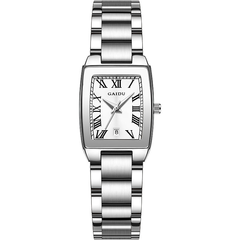 Special Interest Light Luxury Vintage Wine Bucket Waterproof Women's Watch