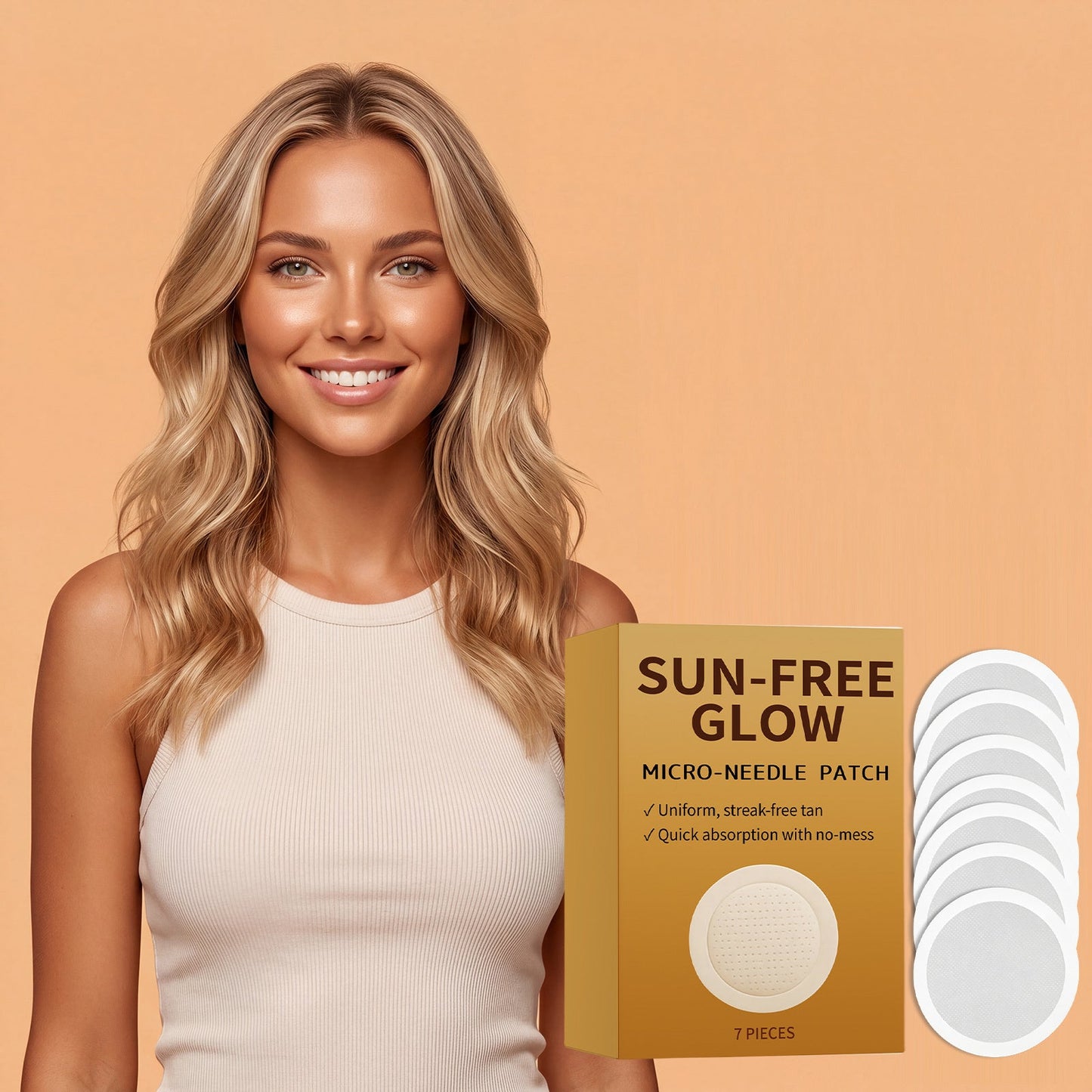 TriLightBeauty Tanning Care Microneedle Patch