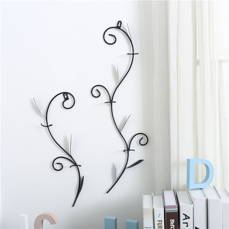 Transparent glass vase