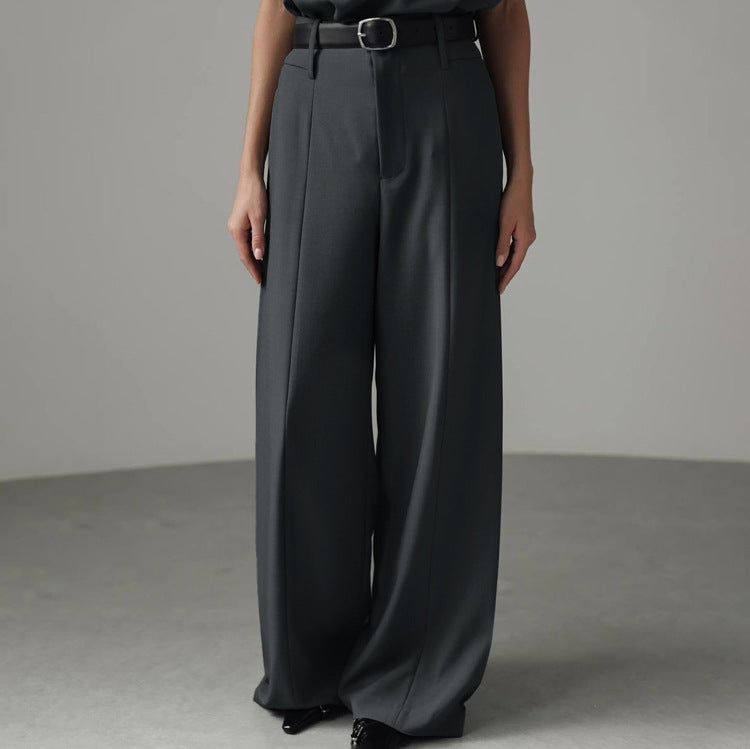 Sleeveless Vest Pullover Top And Loose-fitting Trousers Two-piece Set