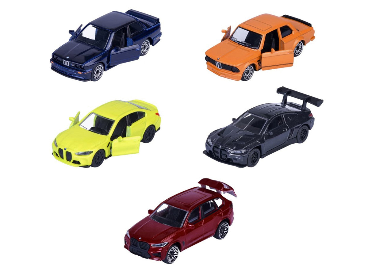 "BMW Edition" 5 Piece Set 1/64 Diecast Model Cars by Majorette