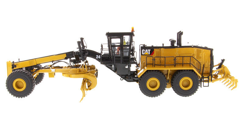 CAT Caterpillar 24 Motor Grader with Operator High Line Series 1/50 Diecast Model by Diecast Masters