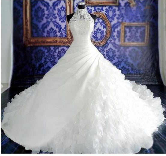 Wedding Dress High-end Dress With Big Tail