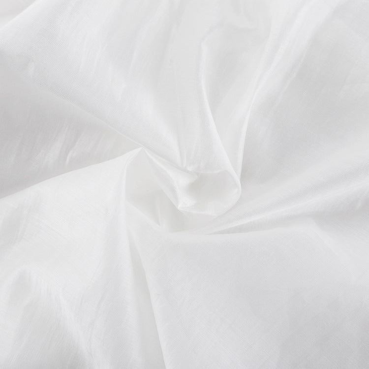 White Corset Puff Sleeve Mini Dress