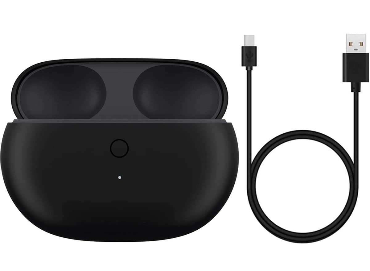 Heyeke Charging Case Compatible with Beats Studio Buds Replacement USB-C Charger Case Dock Cradle for Beats Studio Buds Wireless Earbuds (Black)