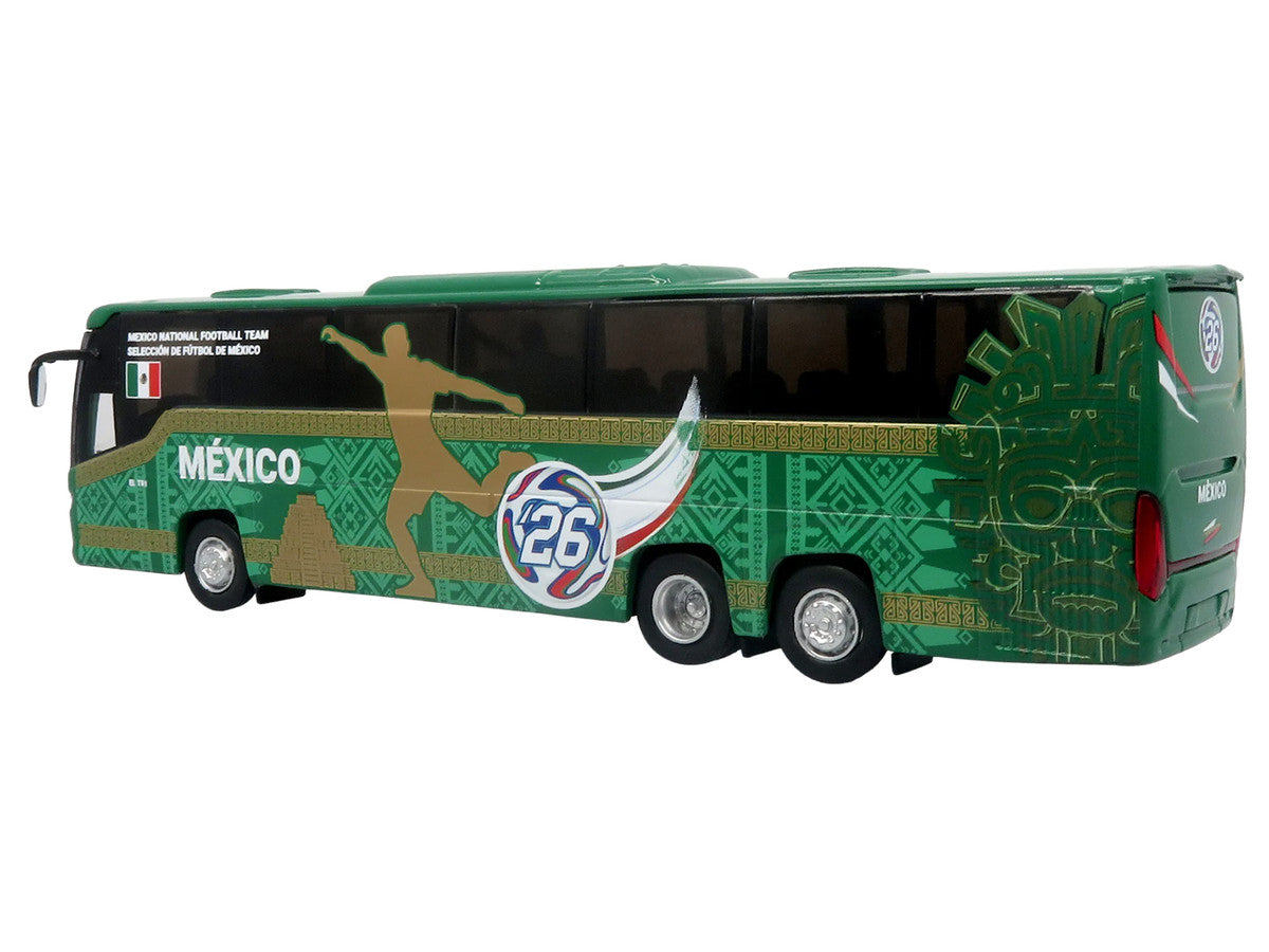 Scania Touring HD Coach Bus "Mexico National Football Team" Green with Graphics "International Federation of the Global Game" Series Limited Edition to 504 pieces Worldwide 1/87 (HO) Diecast Model by Iconic Replicas