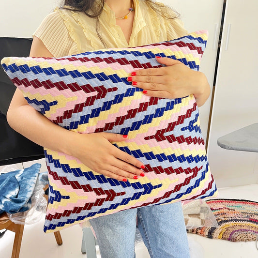 Almolonga Pillow - Multi -  20" x 20"