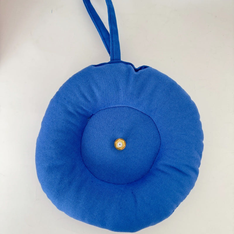 Fabric Clock Handmade Creative Cloth Heat Transfer Sticker Silent Creative Wall Clock
