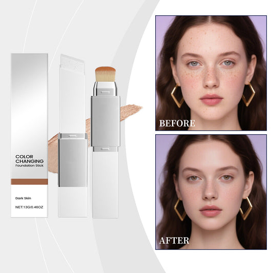 2-in-1 Color-Changing Foundation Stick Deep Skin Tone