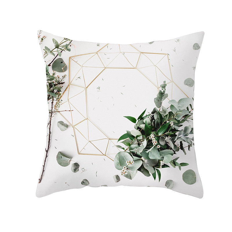 Tropical Plants Pillowcase Decor