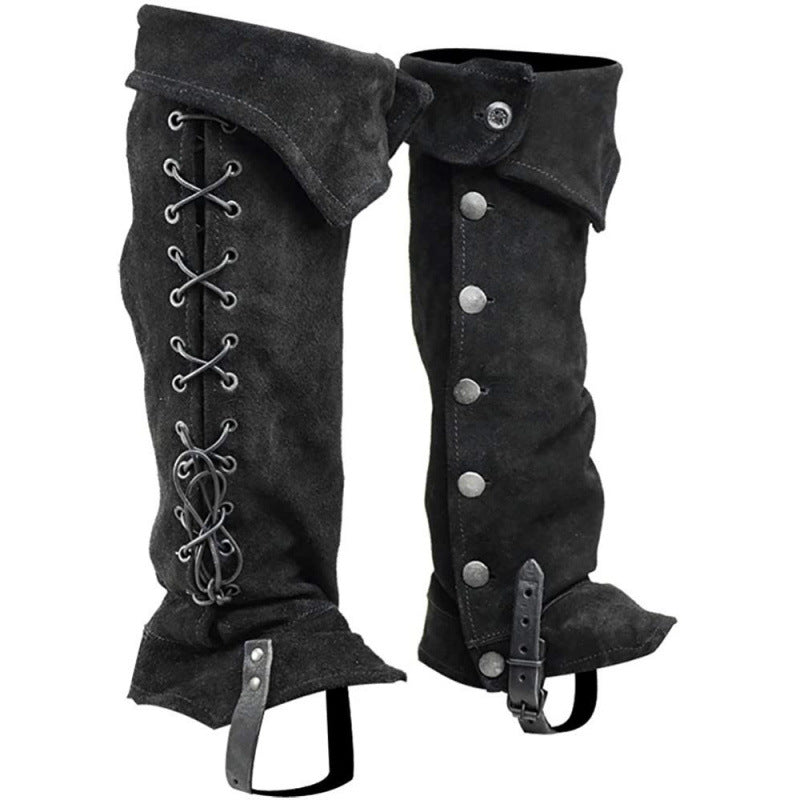 Men's  Fashionable And Versatile Boot Covers With Buckles