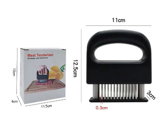 48 Blades Stainless Steel Meat Tenderizer Hammer (One Set)