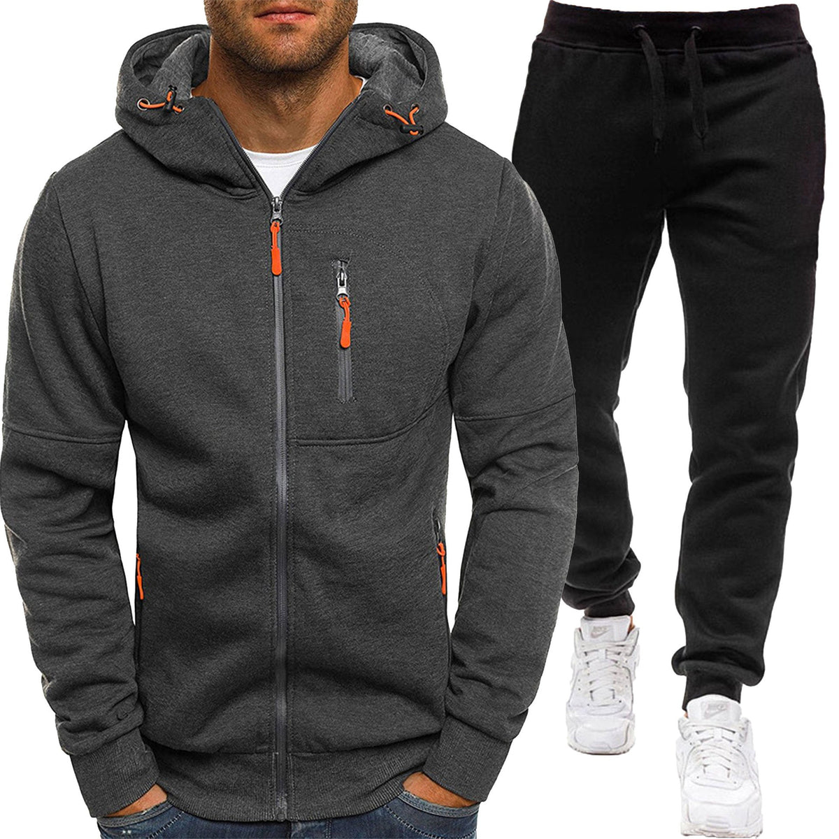 2026 FallWinter New Mens Set Casual Hooded Sweatshirt Sportswear