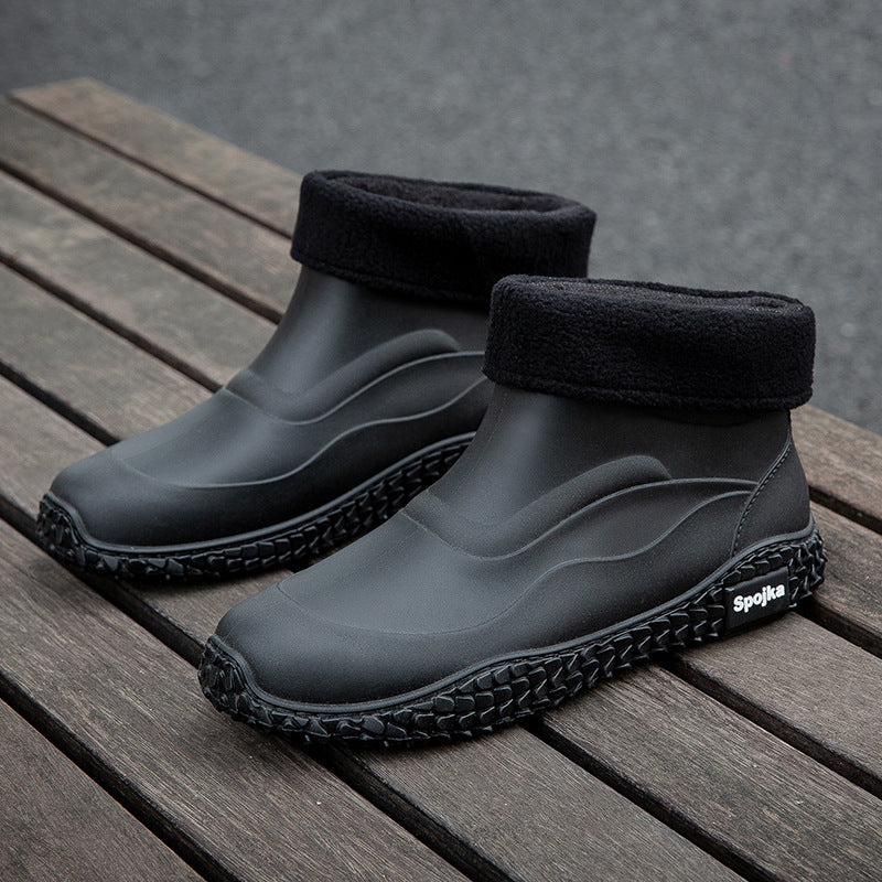 Fashion Korean Style Internet Celebrity Leisure Slip On Rubber Shoes