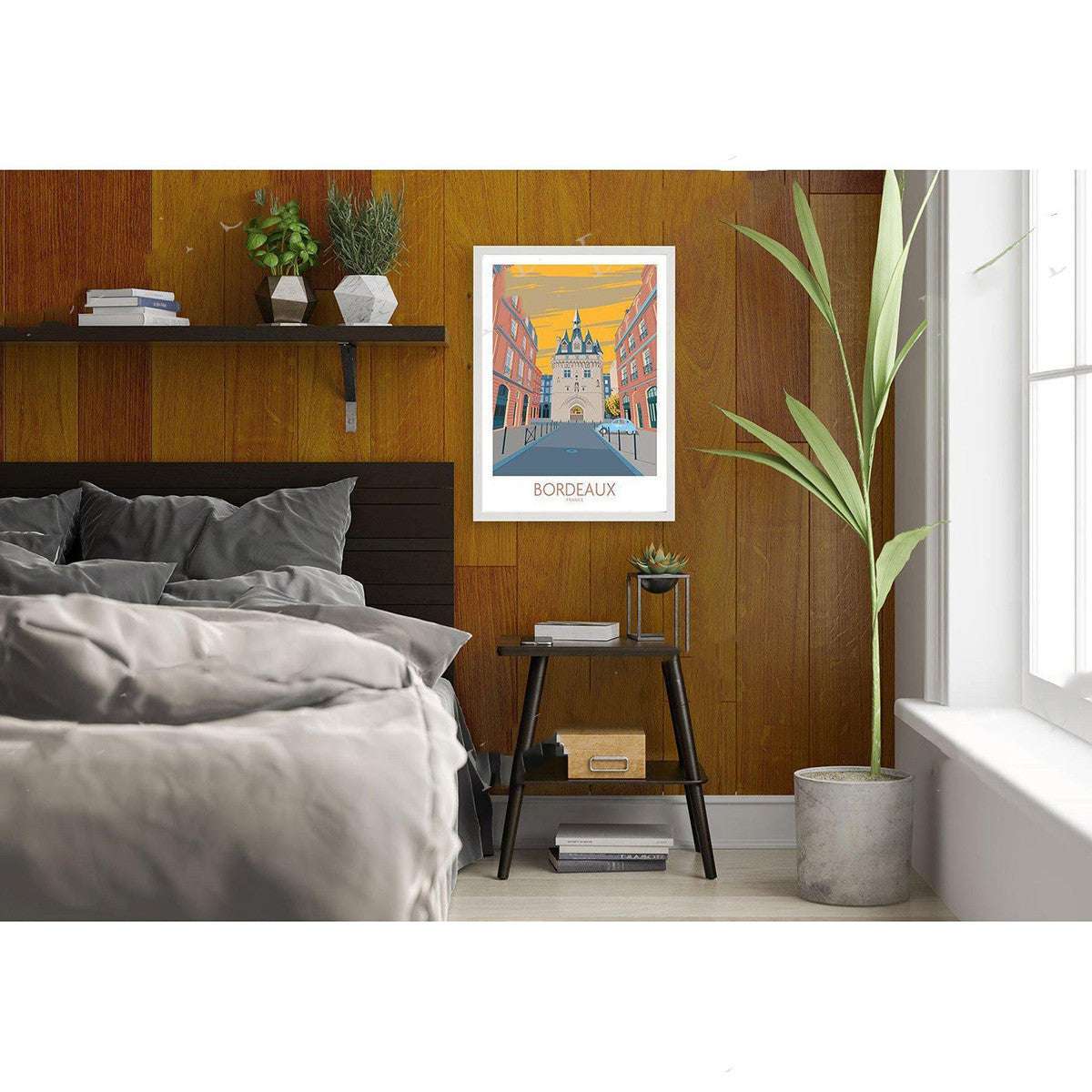 Bordeaux Tourist Poster, France, Wall Art