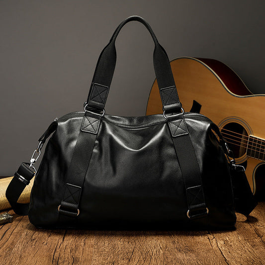 Layer Cowhide Shoulder Bag Handbag