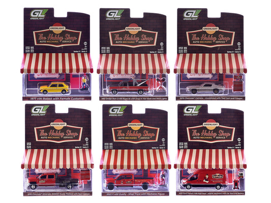 "The Hobby Shop" Series 17 Set of 6 pieces 1/64 Diecast Model Cars by Greenlight