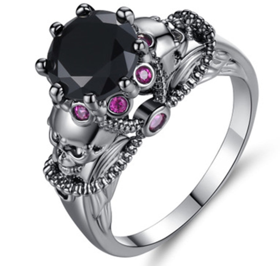 Vintage alloy set topaz jewelry