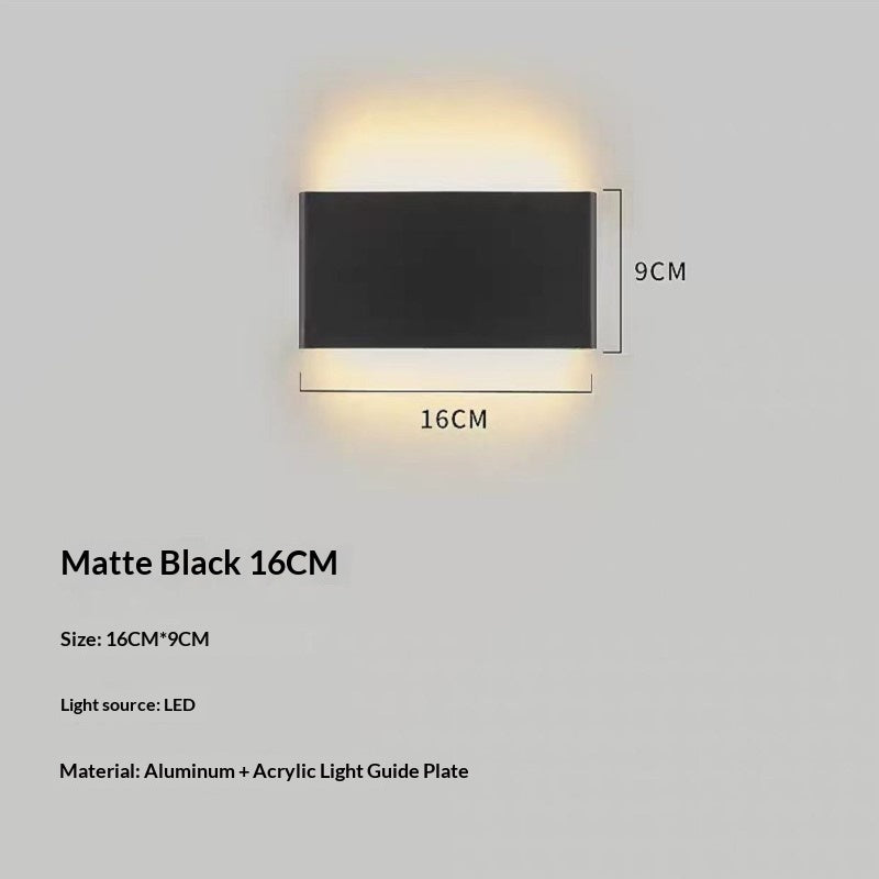 Strip Aluminum Wall Lamp Nordic Creative Bedroom Bedside