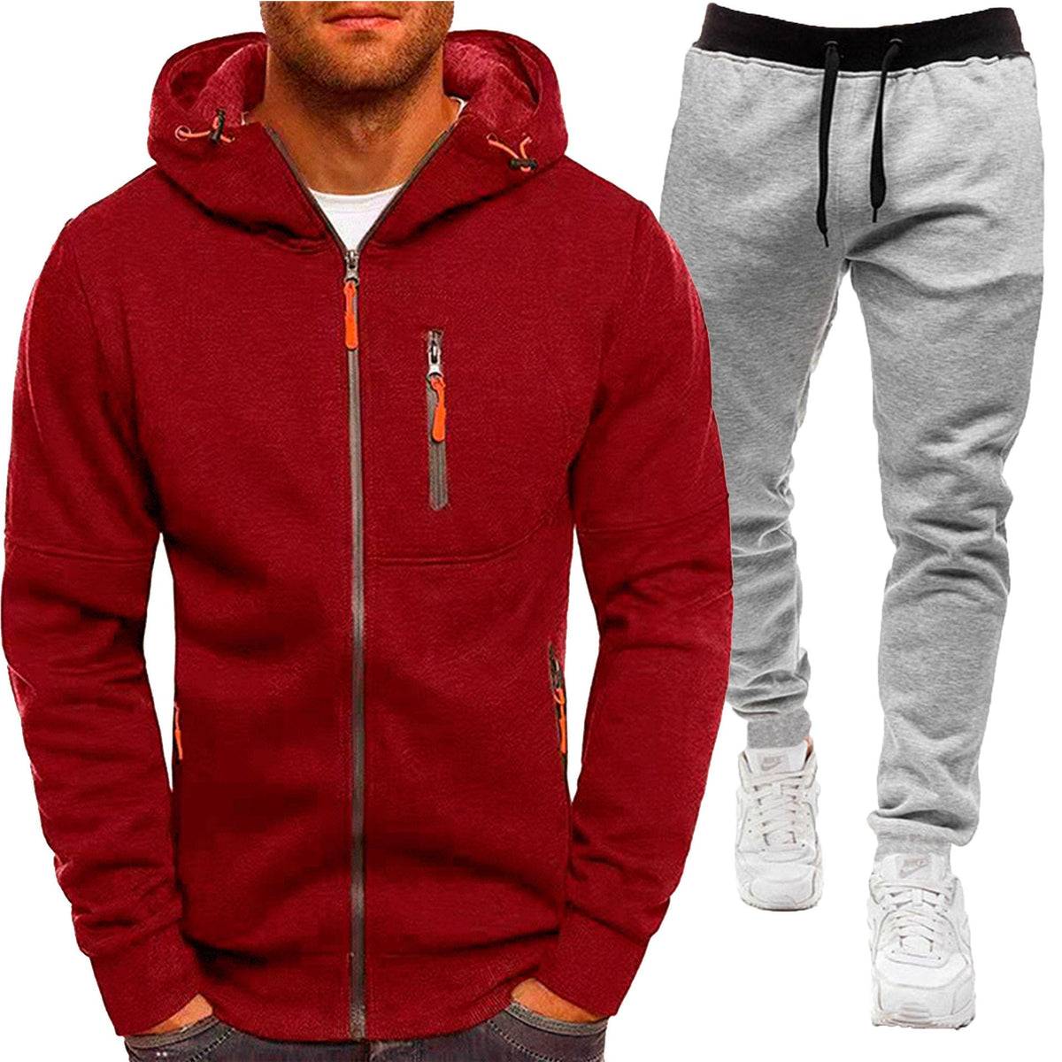 2026 FallWinter New Mens Set Casual Hooded Sweatshirt Sportswear