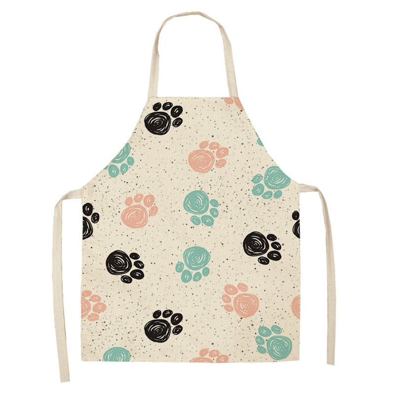 Explosive Animal Animation Multifunctional Kitchen Apron Cotton And Linen Apron