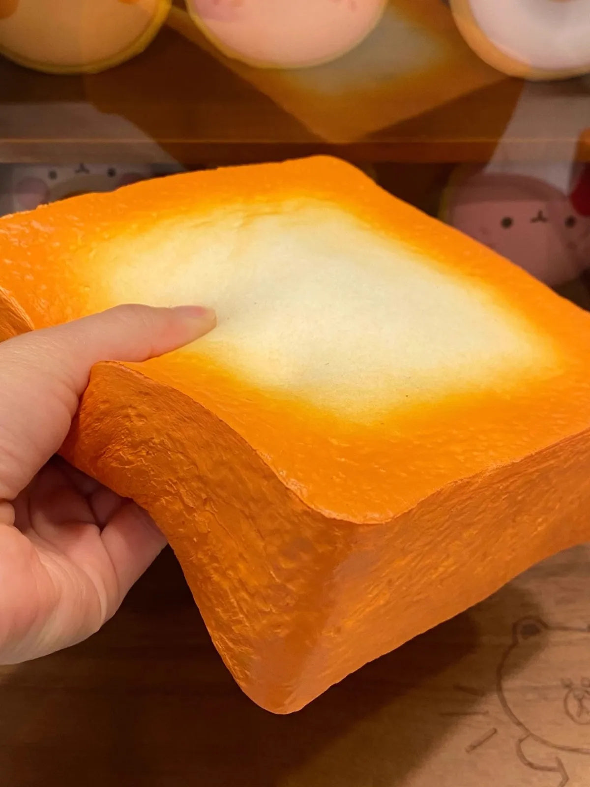 Toys Super Thick Toast Replica Bread