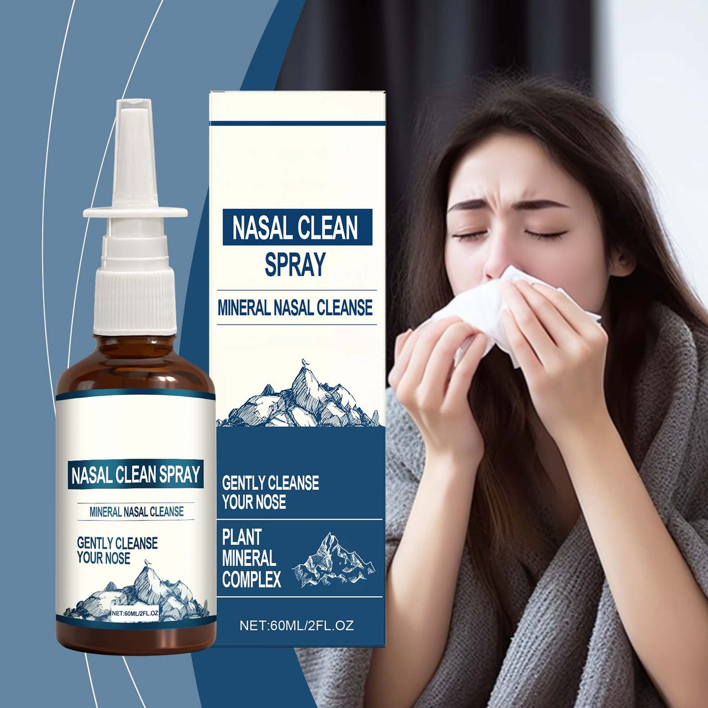Gentle Nasal Cleansing Spray 60ml