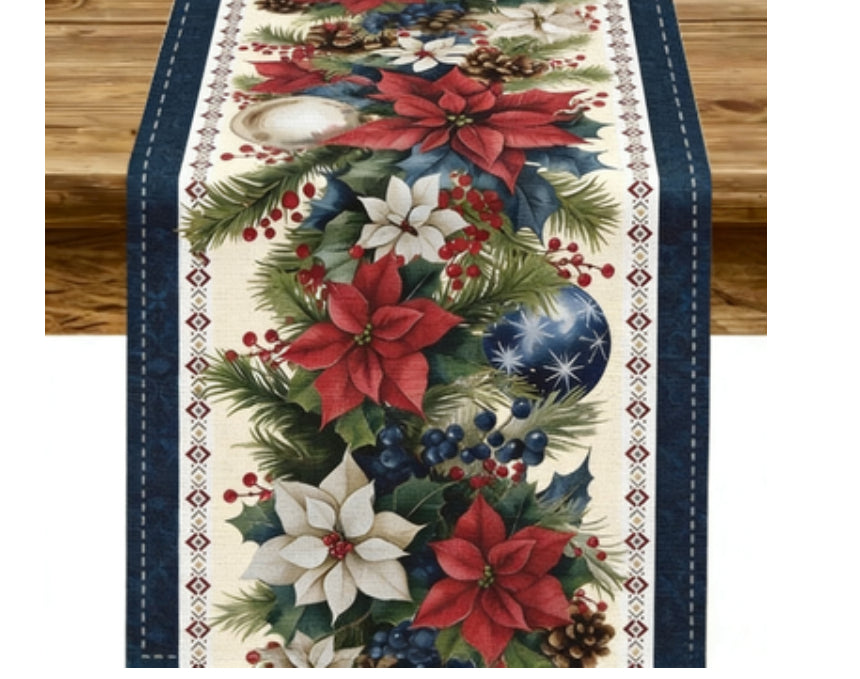 Christmasthemed Snowman Table MatFestive Christmas Table Decor