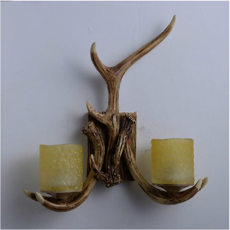 Antlers Creative Bedroom Bedside Aisle Wall Lamp