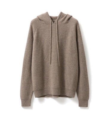 Autumn And Winter Thickening Knitted Hat Loose Sweater