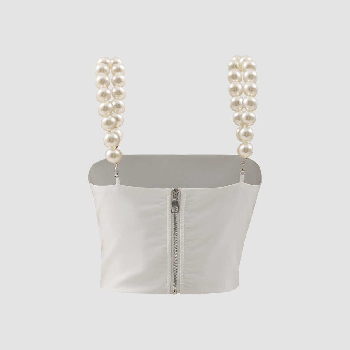 Elegant Pearl Short Vest