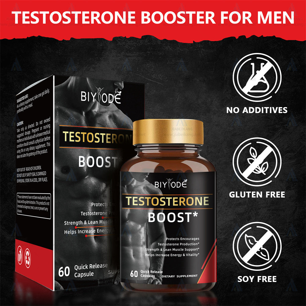 Testosterone Capsules, Vegetarian Vitamins