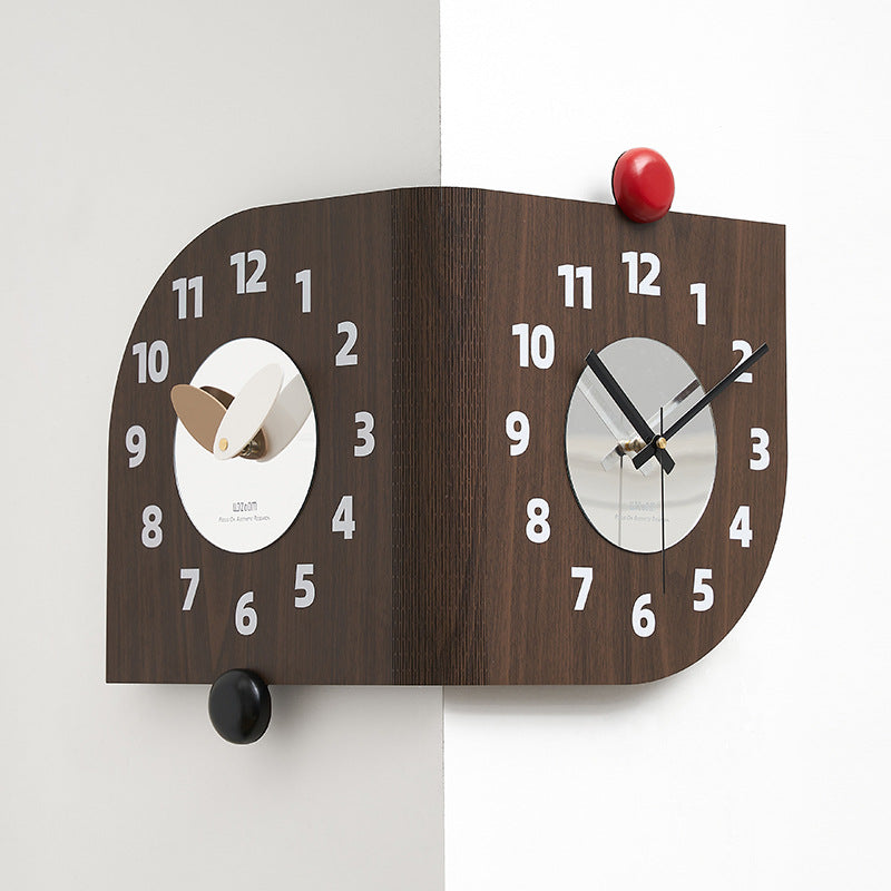 Living Room Simple Corner Creative Clock Wall Decoration