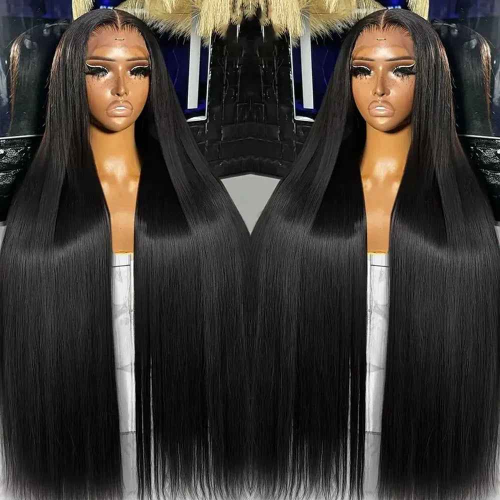 Straight Lace Front Wigs Human Hair 250% Density 13x4 Full Frontal Transparent HD Lace Wig Glueless Wigs 13x6 Lace Frontal Wigs