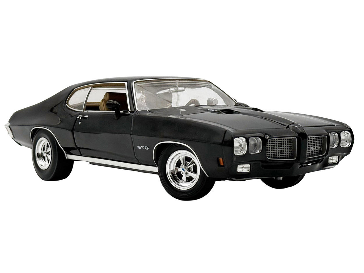 1970 Pontiac GTO Ram Air IV "Main Street" Black Limited Edition to 402 pieces Worldwide 1/18 Diecast Model Car by ACME