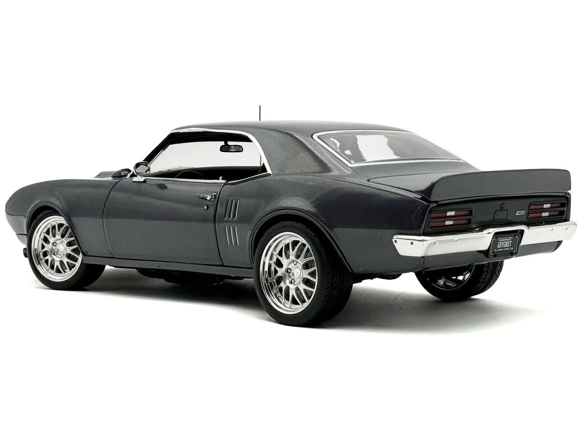 1968 Pontiac Firebird Street Fighter "Silver Bird" Gun Metal Gray Metallic Limited Edition to 400 pieces Worldwide 1/18 Diecast Model Car by ACME