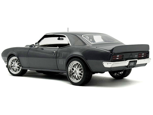 1968 Pontiac Firebird Street Fighter "Silver Bird" Gun Metal Gray Metallic Limited Edition to 400 pieces Worldwide 1/18 Diecast Model Car by ACME