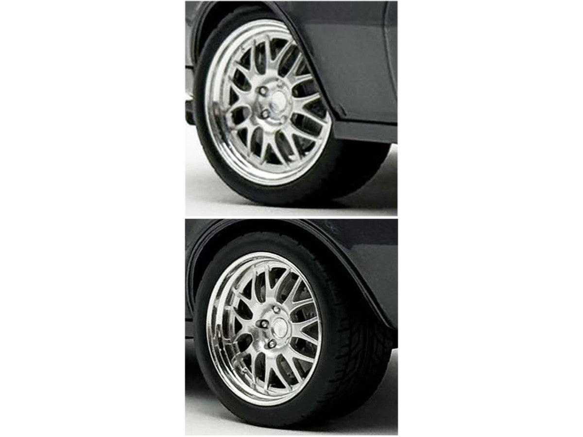 Street Fighter 18" Wheel and Tire Set of 4 pieces from "1968 Pontiac Firebird Street Fighter" for 1/18 Scale Models by ACME