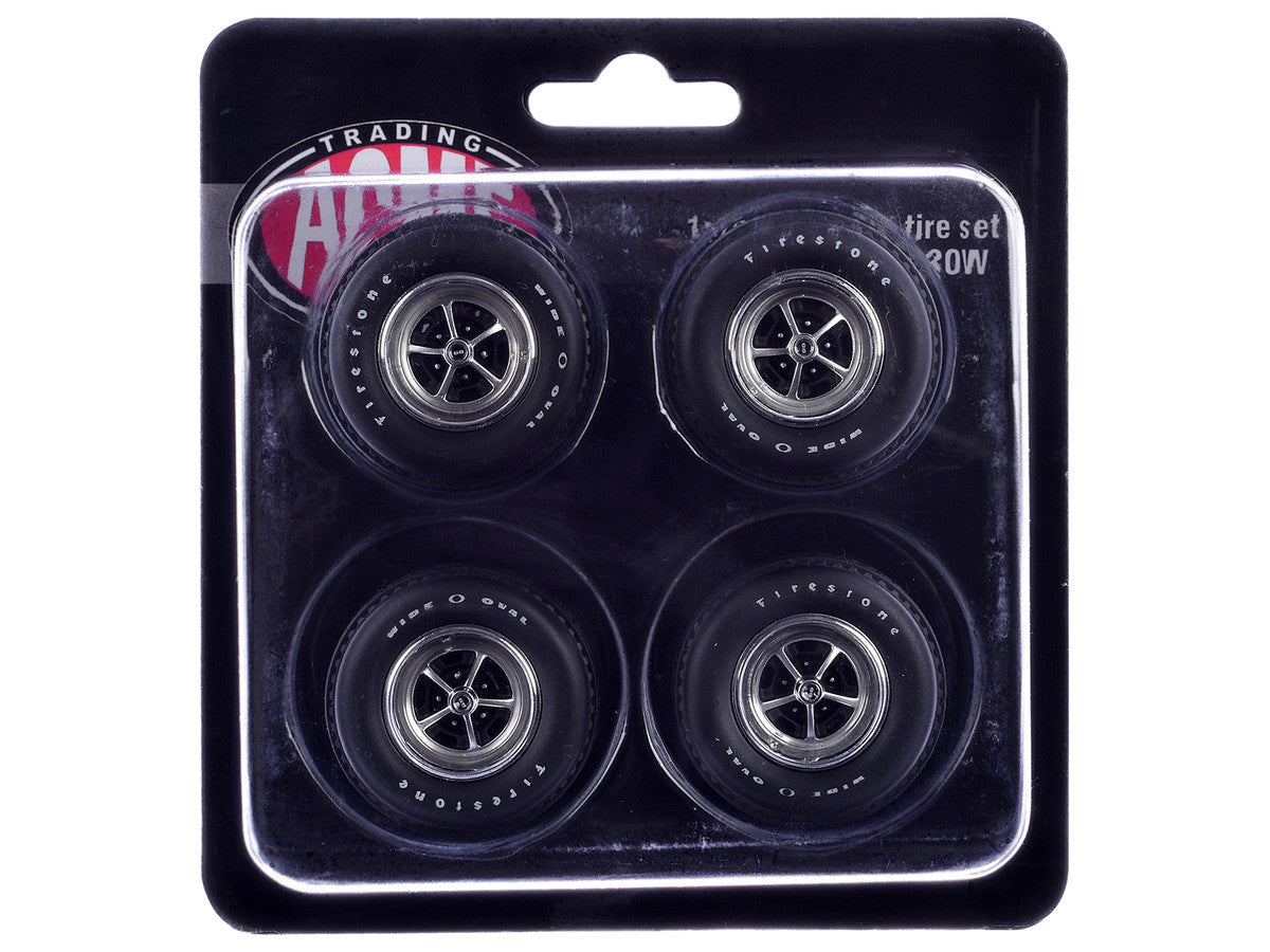 "Super Sport" Wheel and Tire Set of 4 pieces from "1970 Chevrolet Chevelle SS" for 1/18 Scale Models by ACME