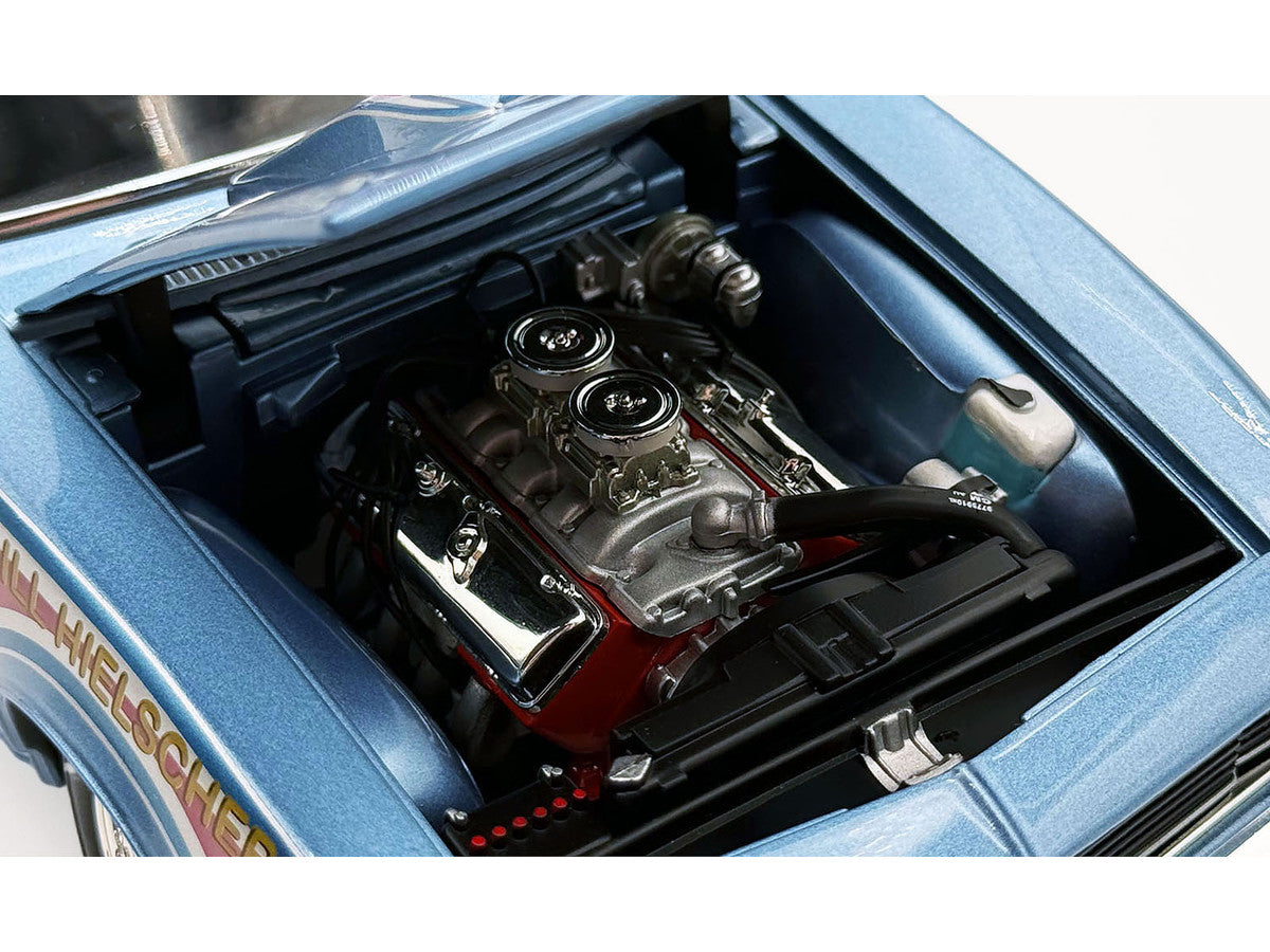 1967 Chevrolet Camaro "Mr. Bardahl Drag Car" Blue Metallic with Red and White Graphics Limited Edition to 312 pieces Worldwide 1/18 Diecast Model Car by ACME