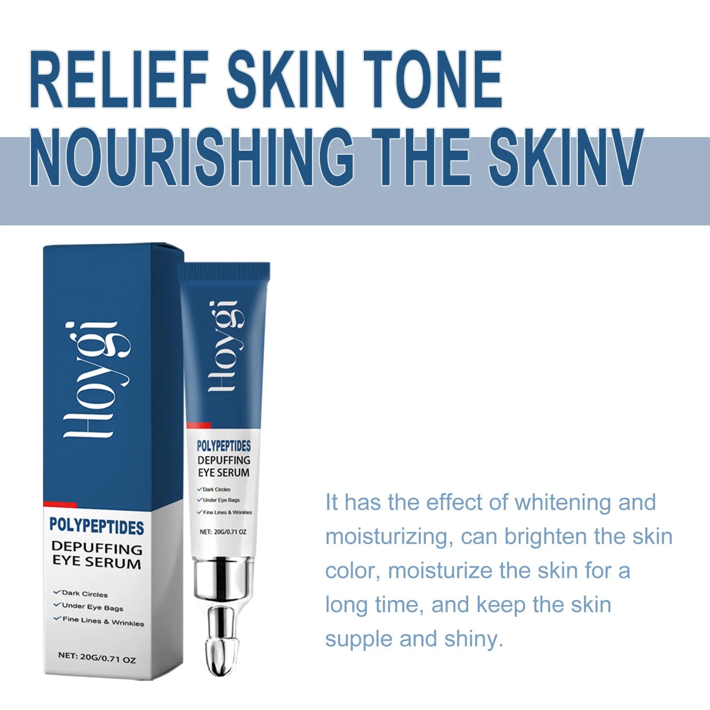 Moisturizing Eye Cream Dark Circle Remove Eye Bags Firm Skin Brighten Against Puffiness Eye Care Beauty Instant Eye Repair Serum