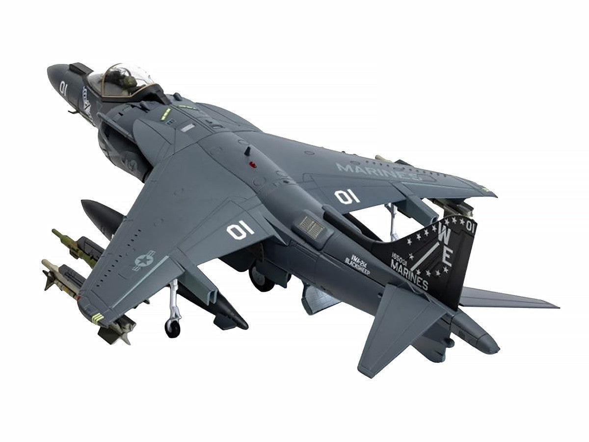 McDonnell Douglas AV-8B Harrier II Plus Aircraft "165001/01 VMA-214 Black Sheep MCAS Yuma" (2019) United States Marine Corps "The Aviation Archive" Series 1/48 Diecast Model by Corgi
