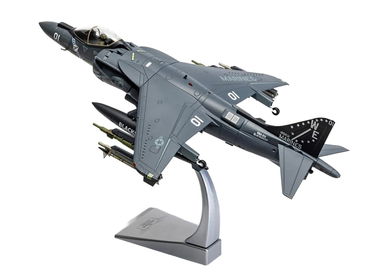 McDonnell Douglas AV-8B Harrier II Plus Aircraft "165001/01 VMA-214 Black Sheep MCAS Yuma" (2019) United States Marine Corps "The Aviation Archive" Series 1/48 Diecast Model by Corgi