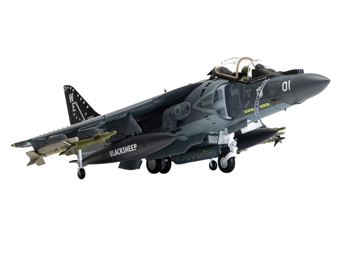 McDonnell Douglas AV-8B Harrier II Plus Aircraft "165001/01 VMA-214 Black Sheep MCAS Yuma" (2019) United States Marine Corps "The Aviation Archive" Series 1/48 Diecast Model by Corgi