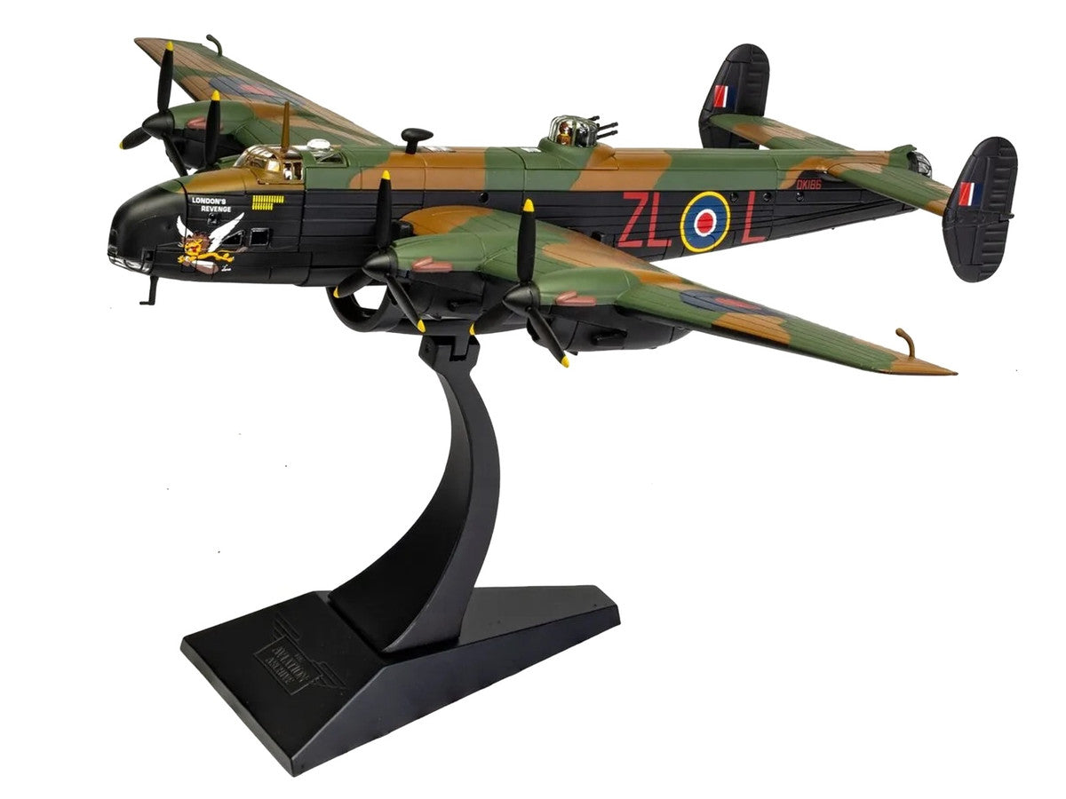 Handley Page Halifax MkV Bomber Aircraft "DK186 London’s Revenge - L for Lana No. 427 Squadron RAF Leeming" (1943) Royal Canadian Air Force "The Aviation Archive" Series 1/72 Diecast Model by Corgi