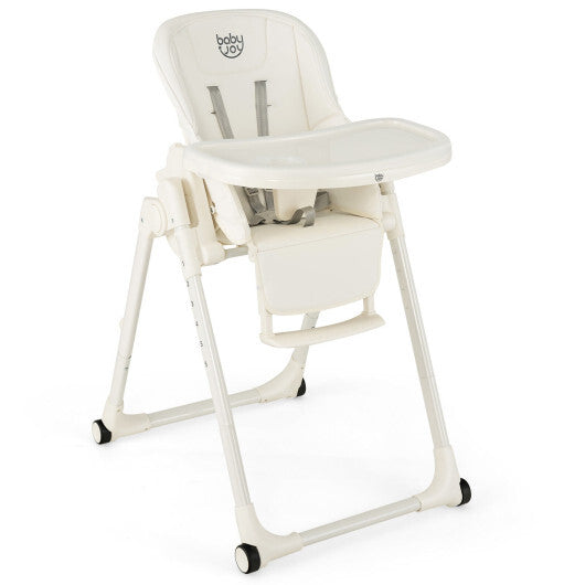 4-in-1 Baby High Chair with 6 Adjustable Heights-Gray