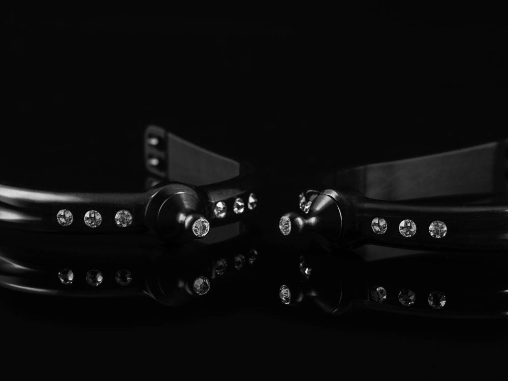 American Equus "Quik-X" Interchangeable English Spurs - Crystal Edition